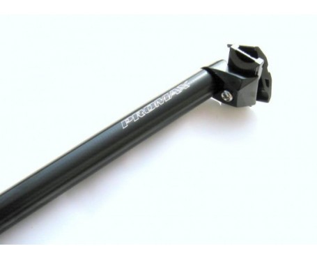 25.4 Promax Black Alloy Micro Adjust 400mm Seatpost